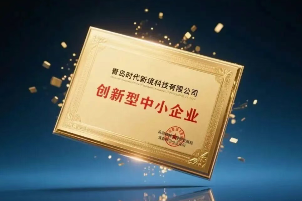 时代新环境评获创新型中小企业！